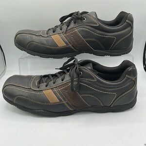 American Eagle Outfitters Men's Black Brown Casual Lace Up Sneaker Shoes US 13